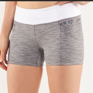 Lululemon run shorty short biker shorts